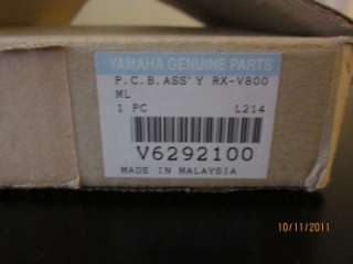 NEW YAMAHA V6292100, OPERATION CIRCUIT BOARD FOR THE RXV800/HTR5280 