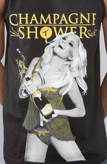 Two In The Shirt) The Champagne Shower Tank in Black 