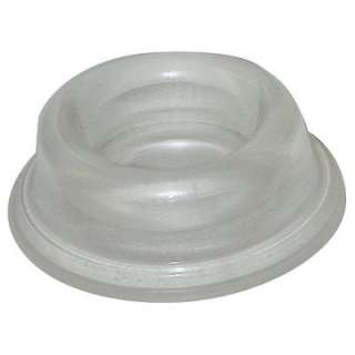 Shepherd 1 3/4 in. Round Clear Wall Mounted Doorstop 9573 at The Home 