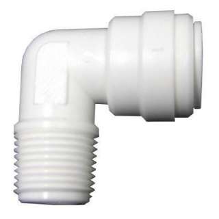 Watts 1/4 In. X 1/4 In. Plastic 90 Degree OD X MIP Elbow PL 3009 at 