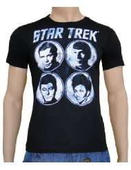 Star Trek   Faces Logoshirt T Shirt S XXL