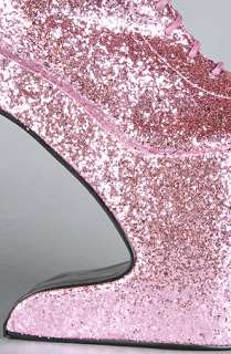 Sole Boutique The Chablis Shoe in Pink Glitter  Karmaloop 