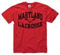 Maryland Terrapins Red Reflect Lacrosse T Shirt