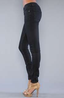 Cheap Monday The Zip Low Bex Jean in Blue Black  Karmaloop 