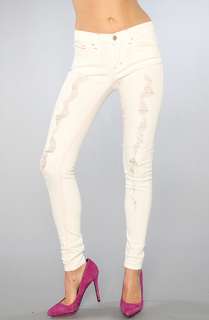 Washborn The Destroyed Skinny in White  Karmaloop   Global 