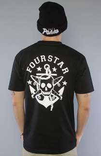 Fourstar Clothing The Anchor Pirate Pocket Tee in Black  Karmaloop 