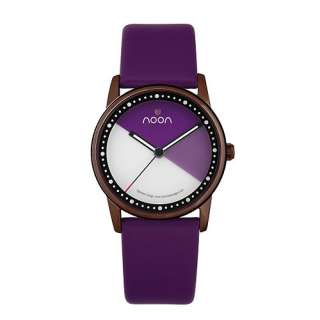 Noon 45 005L4 watch designed for Ladies having Purple and White dial 