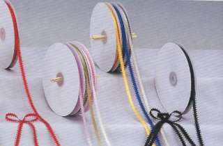 16x50Y FEATHER EDGE DOUBLE FACE RIBBON many colors  