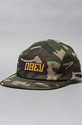 Obey THe Twill Mil Spec 5 Panel Hat in Camo