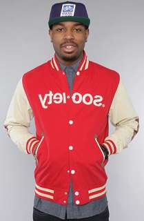   College Party Jacket in Red  Karmaloop   Global Concrete Culture