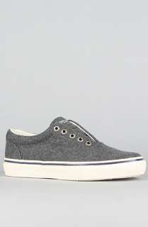 Sperry Topsider The Striper Laceless Sneaker in Grey Wool  Karmaloop 