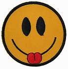 Lot 6 pcs iron on Embroidered Patch FOOTPRINT happy smiley face 2