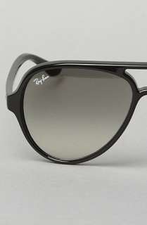 Ray Ban The Cats 5000 Sunglasses in Black and Gradient Gray 