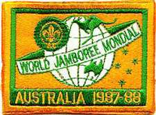 1987 88 World Jamboree POCKET PATCH  Boy Scout Patch  