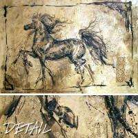 46x31 POETRY OF MOTION MARTA WILEY CLASS HORSE CANVAS  