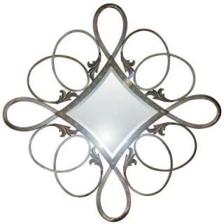 Yosemite Home Decor 33 in. x33 in. Crystal Shaped Iron Decorative 
