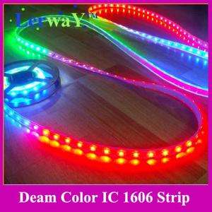 IC HL1606 Magic LED Strip Light RGB Strip 5M SMD5050 waterproof DC 5V 