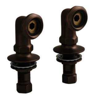 Barclay Products 2 In. Brass Deck Mount Coupler in Oil Rubbed Bronze 