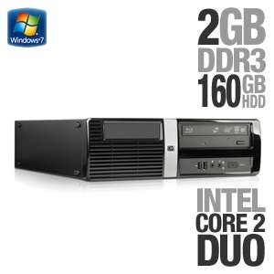 HP Pro 3000 VS634UT Small Form Factor PC   Intel Core 2 Duo E7500 2 
