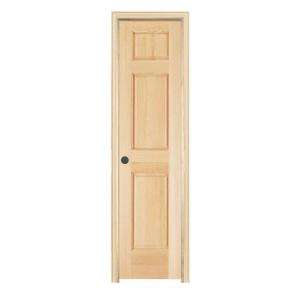   Unfinished Right Hand 3 Panel Prehung Door 950968 