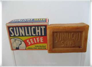 Sunlicht Seife um 1930   keine Repro   Original alt   Vintage  
