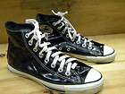 1980s Mens Converse Shiny Hi Top Sneakers Sz 6.5 Made in the USA