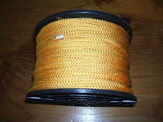 500 Golden Yellow Drawstring Cord   Spun Polyester   1/8 Diameter 