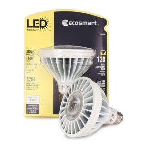 EcoSmart 24 Watt (125W) LED Flood Light Bulb ECS 38 V2 WW FL 120 at 