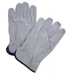West Chester Split Cowhide Leather Large Work Gloves HD81040/LSPS6 at 