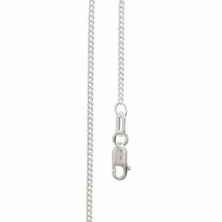 925 Sterling Silver Figaro Link Necklace 55 cm China  