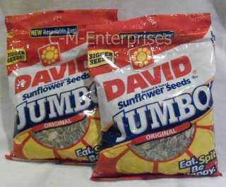 David Jumbo Sunflower Seeds 16 oz ( 2 Bags )  