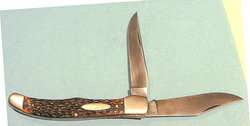 Old 5 1/4 FOLDING Pocket Hunting Knife WESTERN #062 Boulder CO 