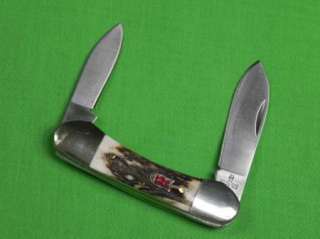 KISSING CRANE KC5217 Folding Pocket Stag Knife  