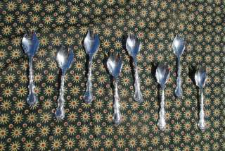   , hollow handle (8 and 7/8) 10 Iced beverage spoons (7 and 1/2