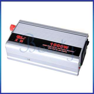 1000W Auto Car Inverter Power Supply Adapter 12V   220V  
