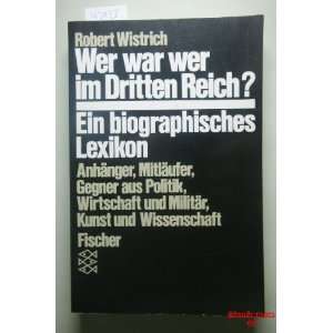   im Dritten Reich  Robert Wistrich, Hermann Weiß Bücher