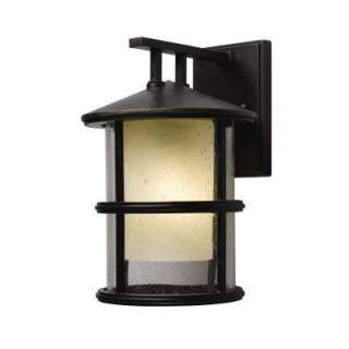   Brunette finish 1 Light 8 in. Wall Lantern THD14236B 