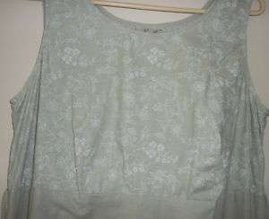 Cotton/Linen Blend Flax Casual Dress Sz 14/16  