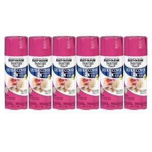 Painters Touch 12 oz. Gloss Berry Pink Spray Paint (6 Pack) 182679 at 