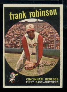 dh) 1959 Topps #435 FRANK ROBINSON *Cincinnati Reds  