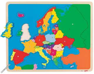 Einlegepuzzle EUROPA Puzzle Länderpuzzle Lernpuzzle NEU  