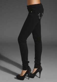 NWT True Religion Stella Embellished Logo skinny jeans in Body Rinse 