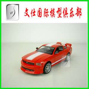 32 China Ford Mustang Red Diecast Pull Back Model  