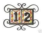 ONE 4x4 Mexican Tile Talavera House Numbers Tiles items in Mexican 