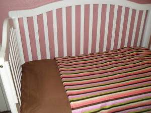 Bold Stripe Baby Comforter & YOU Pick Sheet Color Set  