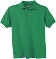 Hanes Blended Jersey Polo (Set of 3)   Kelly Green (Childrens)