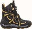 Geox Alaska Boy WPF J2406F   Black/Ochre Yellow Synthetic (Boys)