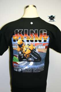 King Kenny Roberts Moto GP T shirt Black L XL 3X  
