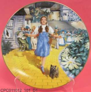 Wizard of Oz Follow the Yellow Brick Road 1st Issue Plate Knowles Rudy 