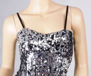 Cocktail Evening Party Club Bling Sequin Dress S L 0613  